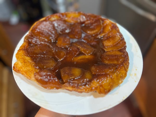 Plated Tarte Tatin