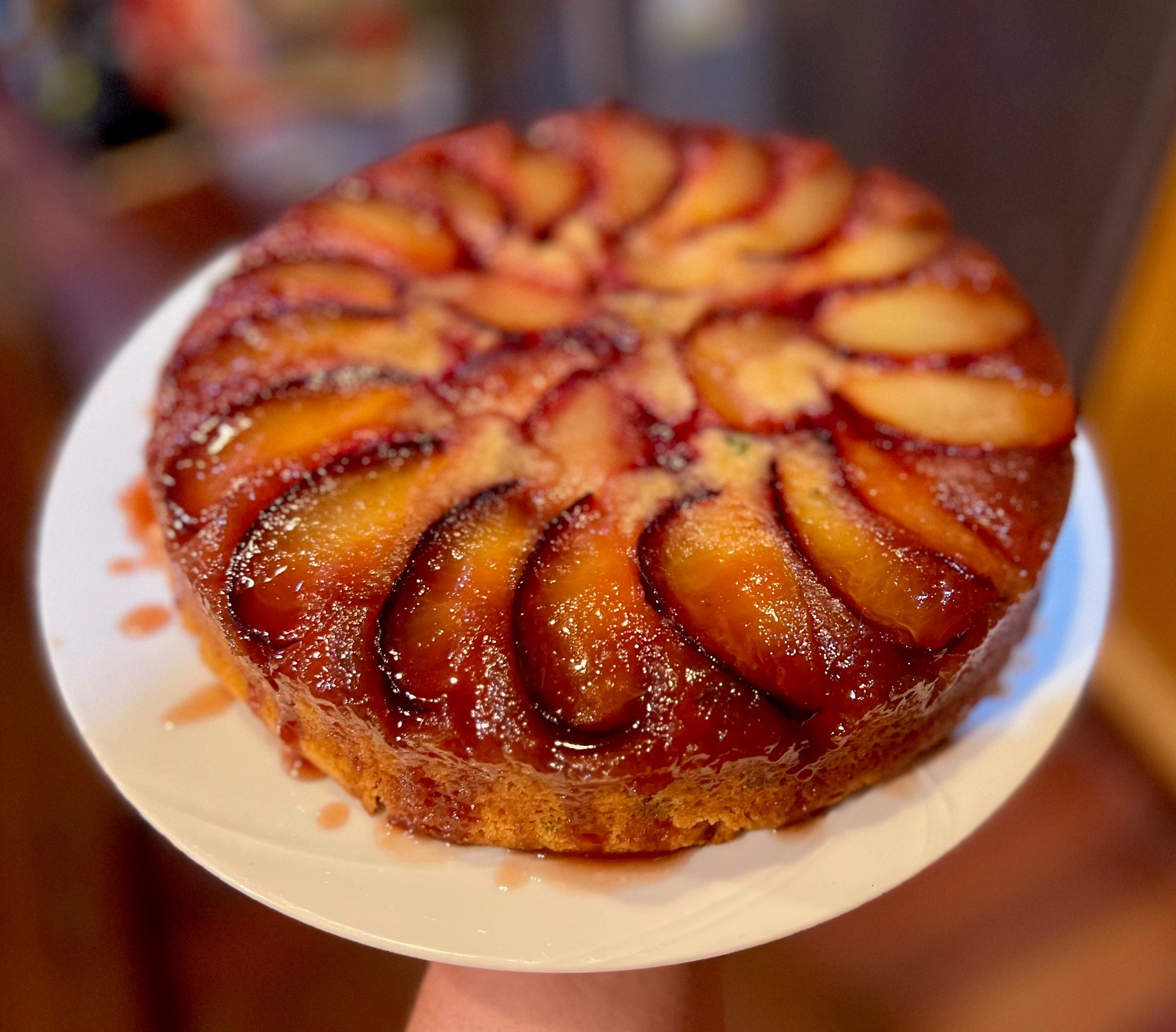 Plum Upside Down Cake