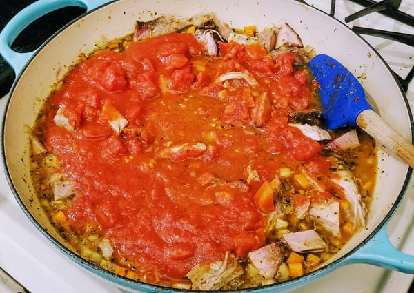 pork and tomatoes