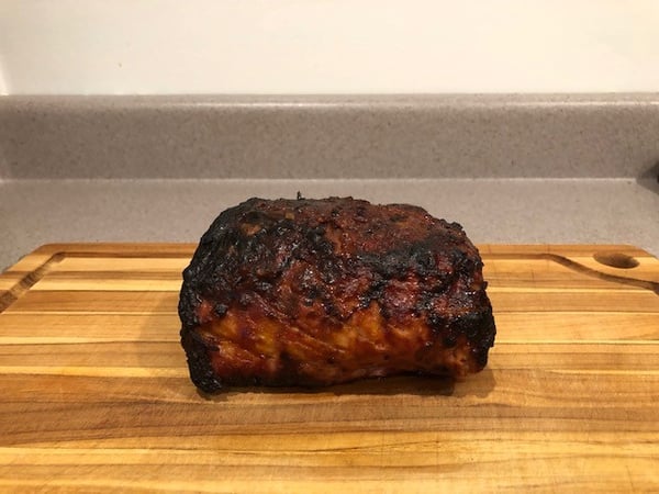 pork loin roast finished