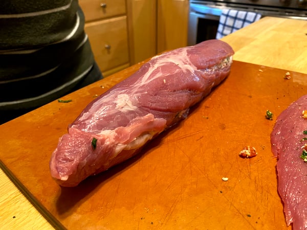 pork stuffed with filling