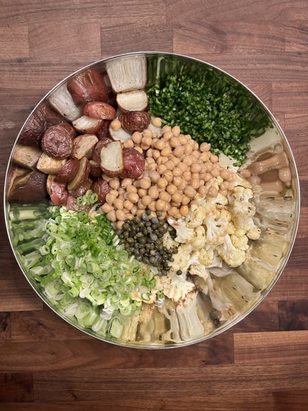 Potato salad ingredients