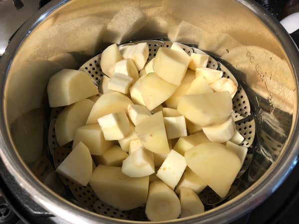 potatoes and parsnips