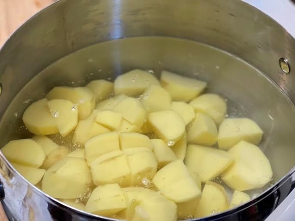 potatoes cut
