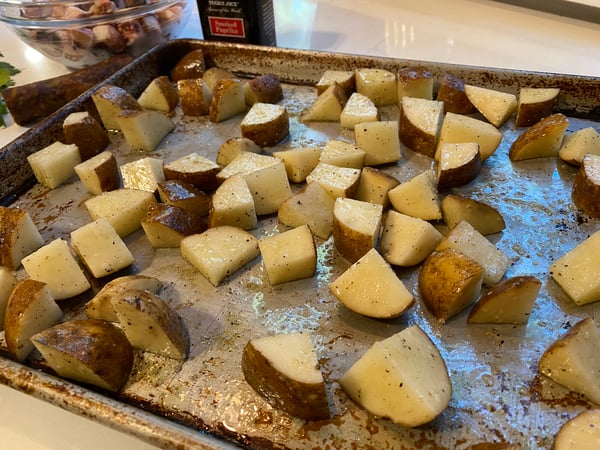 potatoes prepped