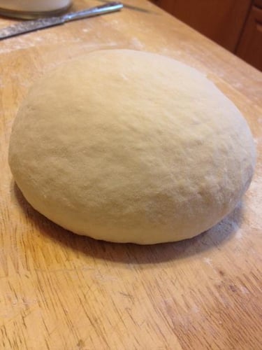 pretzel dough ball