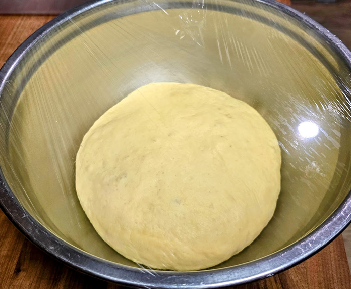 Proofed dough