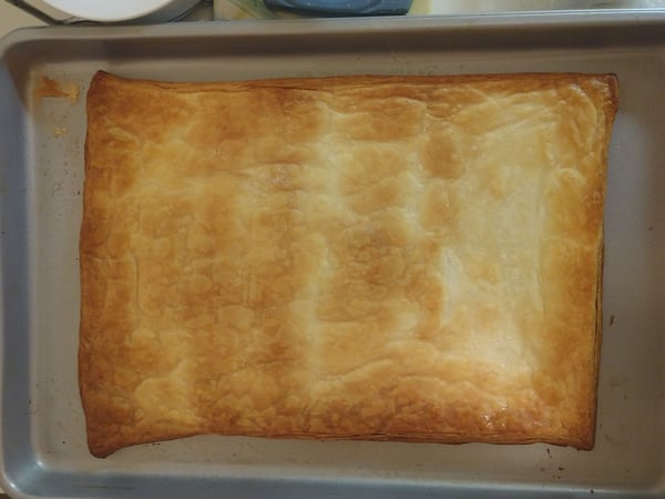puff pastry baked