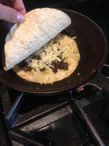 Topping the Quesadilla