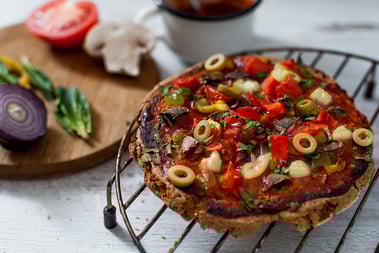 quinoa pizza cooked
