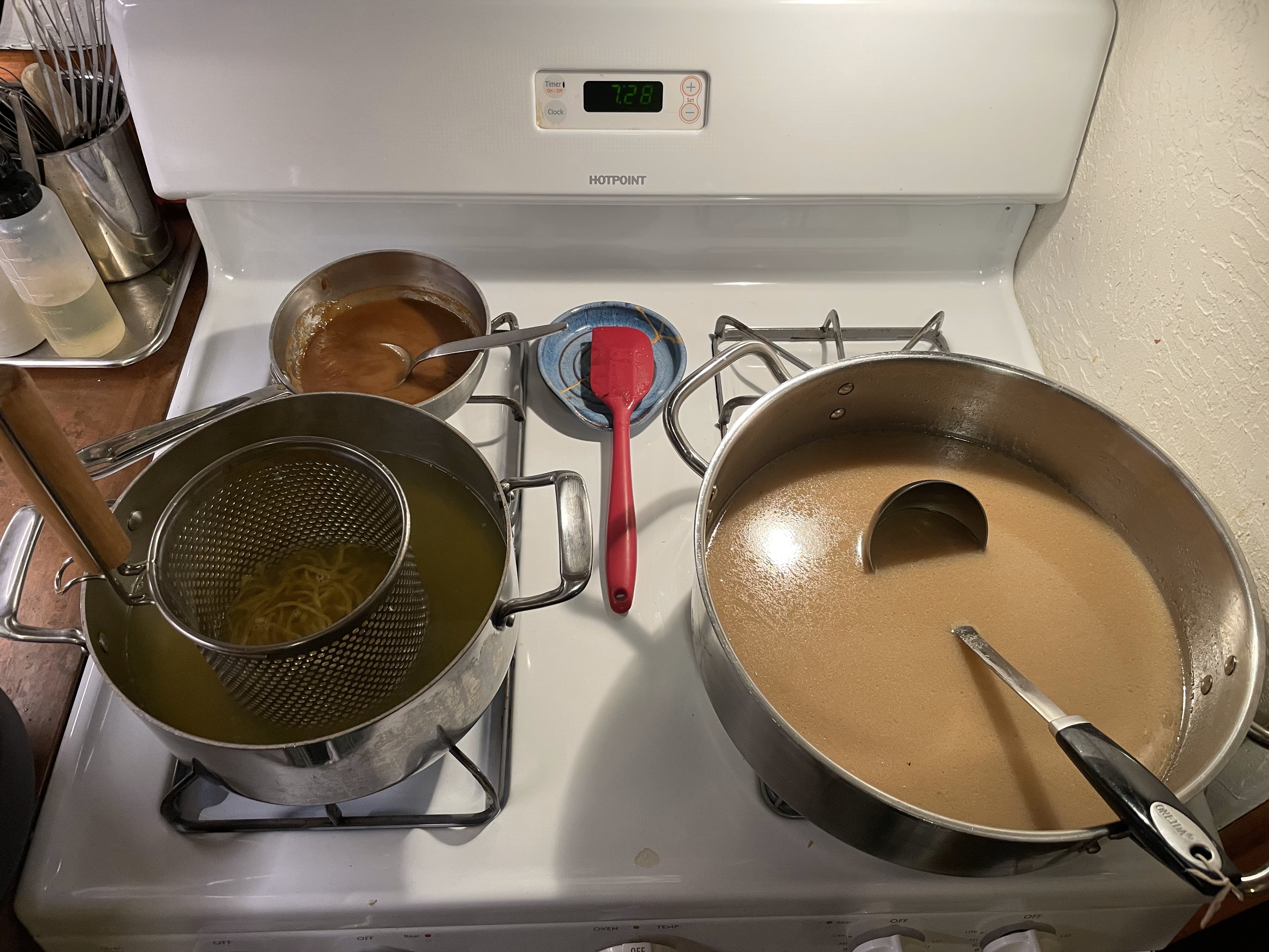 Ramen on stovetop