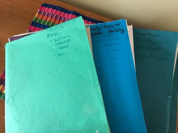 recipe folders