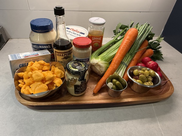 Relish Tray mise en place