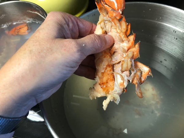 removing lobster shell 2