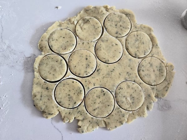 Re-rolled cookie dough