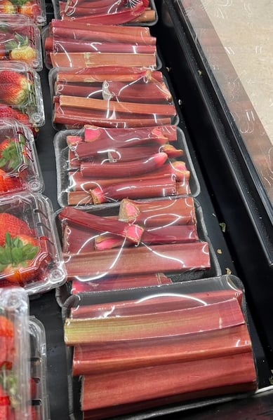 Rhubarb grocery store