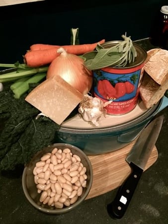 Ribollita Mise en Place Ribollita Mise en Place