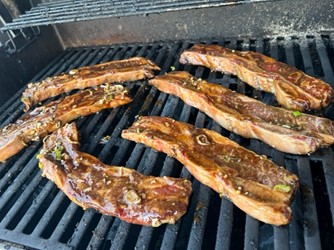 ribs on the grill