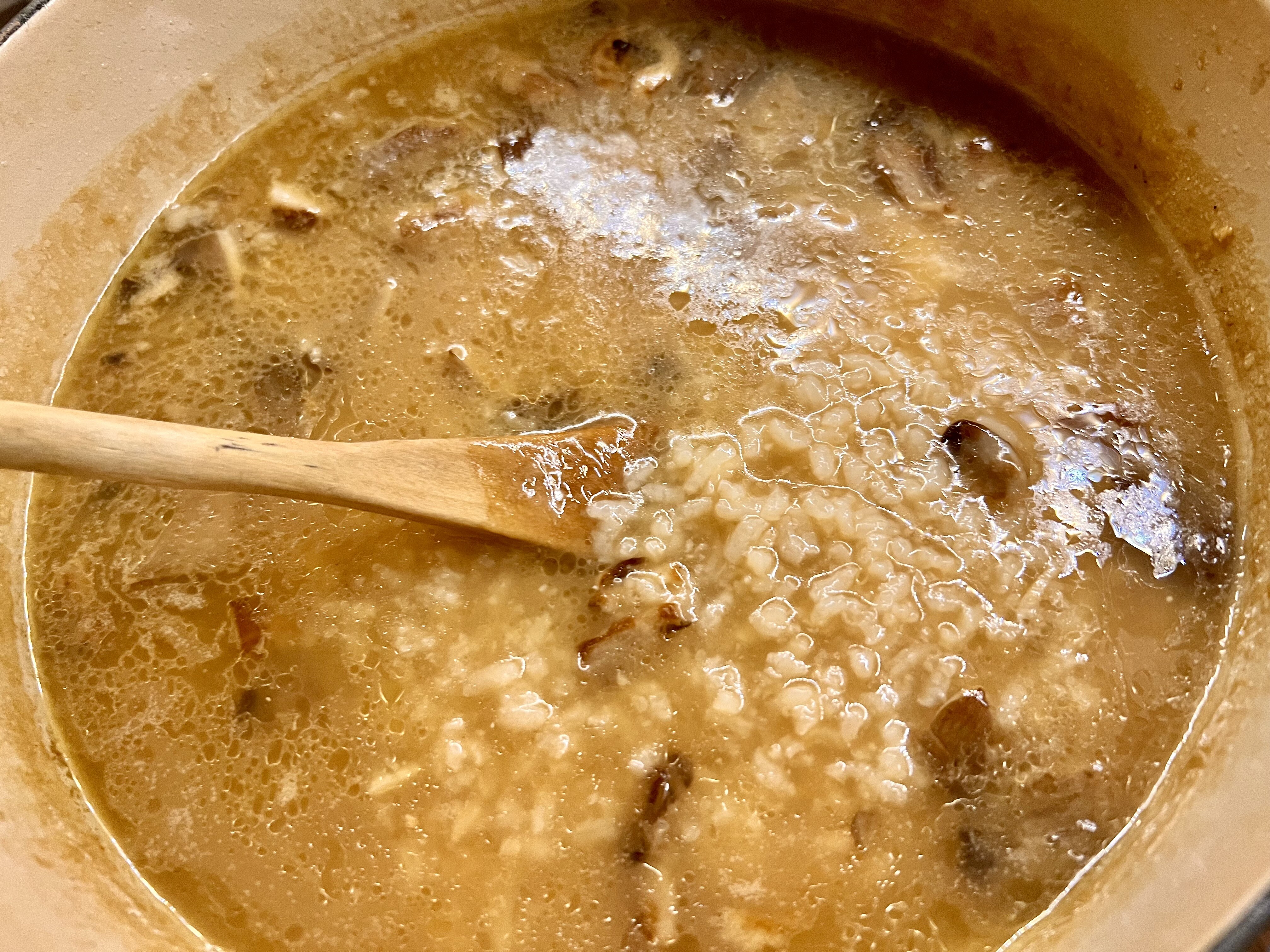 Rice added to conjee