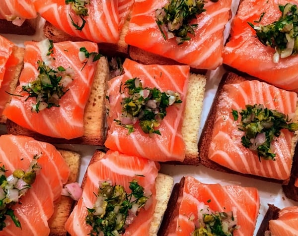 salmon with relish