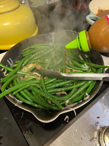 sauce to green beans