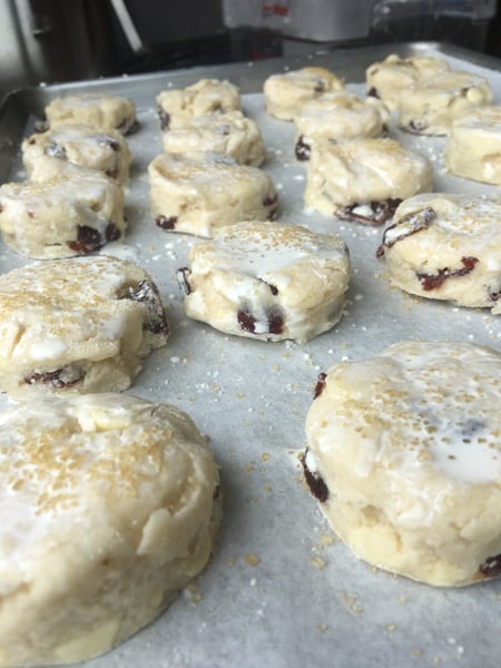 scones ready to bake