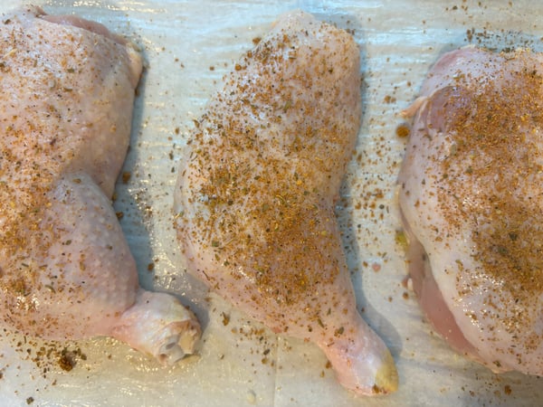 Seasoned chicken legs