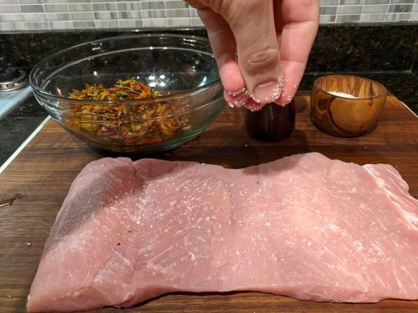 seasoning meat