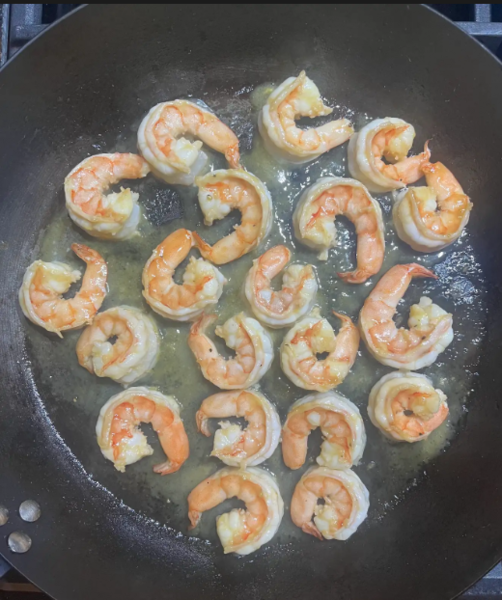 Shrimp saute