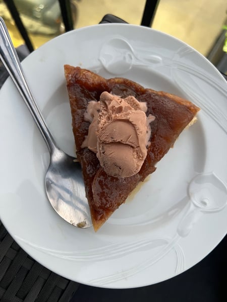 Slice of tatin