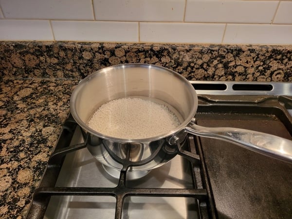 soaking tapioca