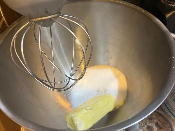 stand mixer butter sugar