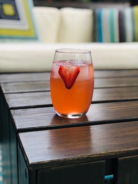 strawberry shrub cocktail