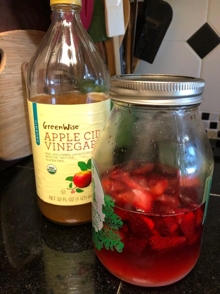 strawberry with vinegar 2