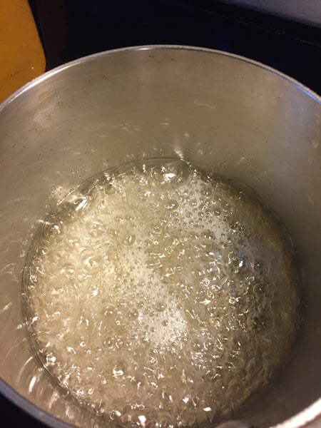 sugar water boil