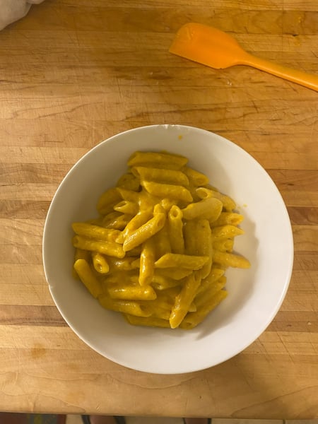 Finished sungold pasta