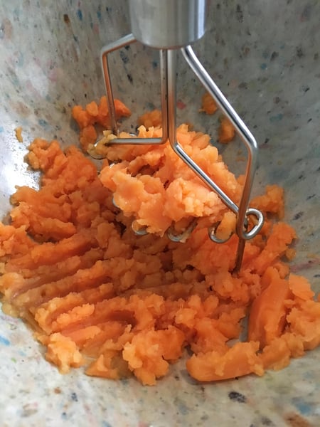 sweet potatoes mashed