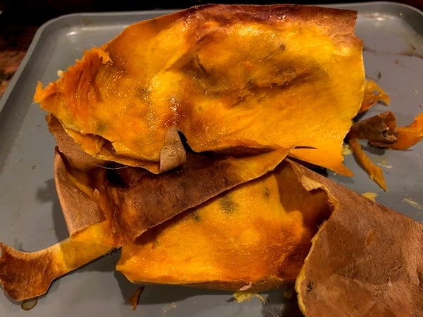 sweet potato skin