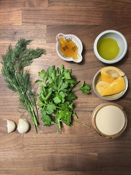 Tahini Sauce Mise