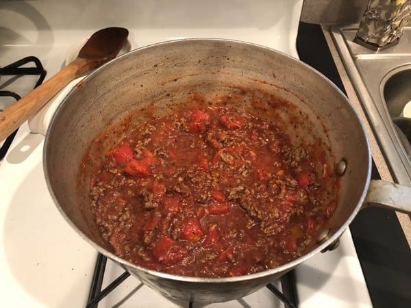 tomato sauce pot