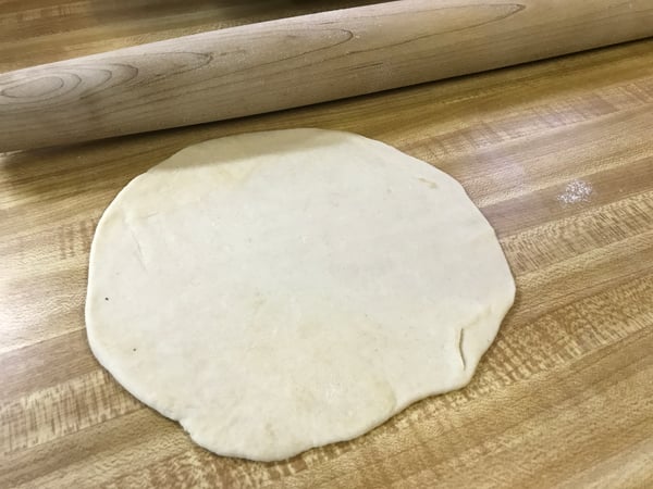 tortilla dough roll