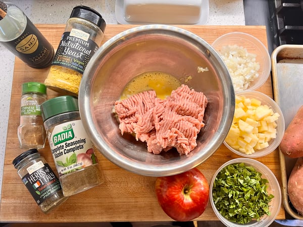 Turkey burger ingredients