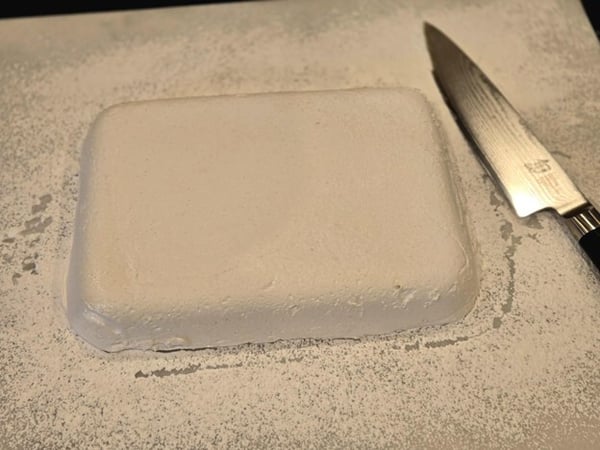 Unmolded marshmallows