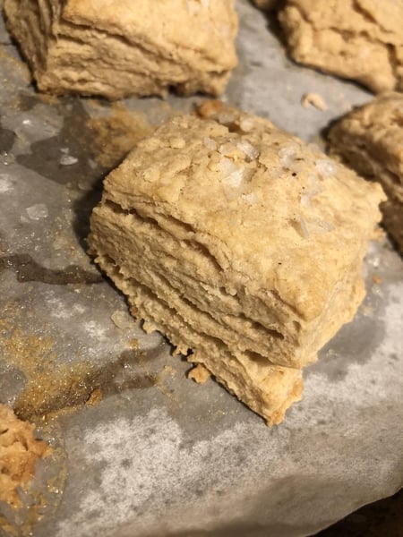 vegan biscuits baked