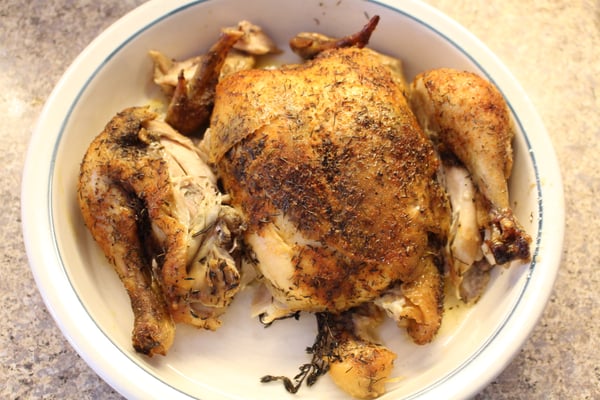 whole chicken cooked
