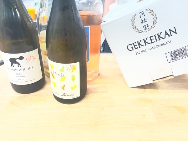 Wine bottles