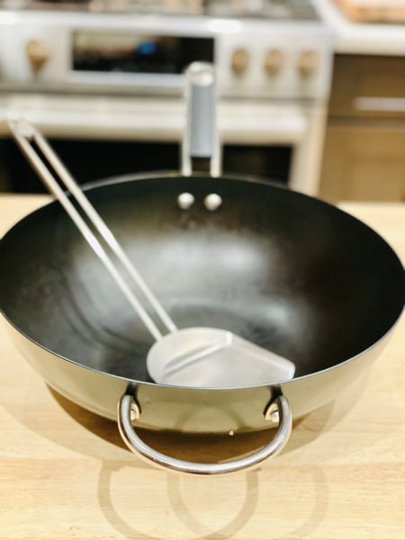 wok and spatula