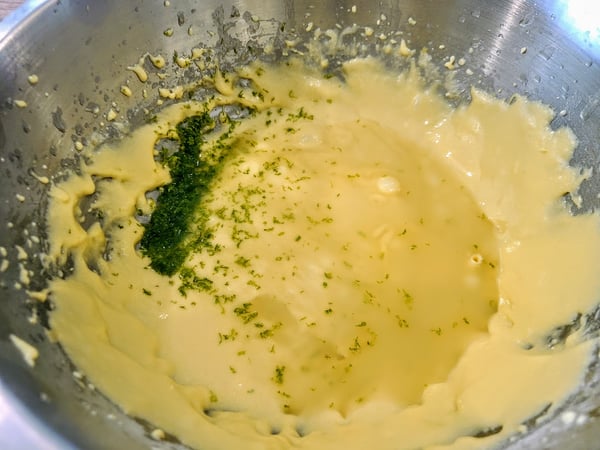 zest in batter