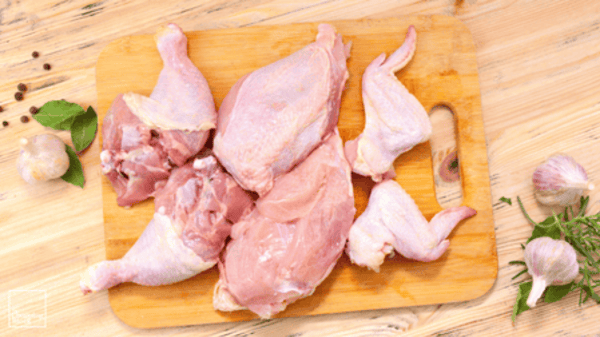 Chicken butchered