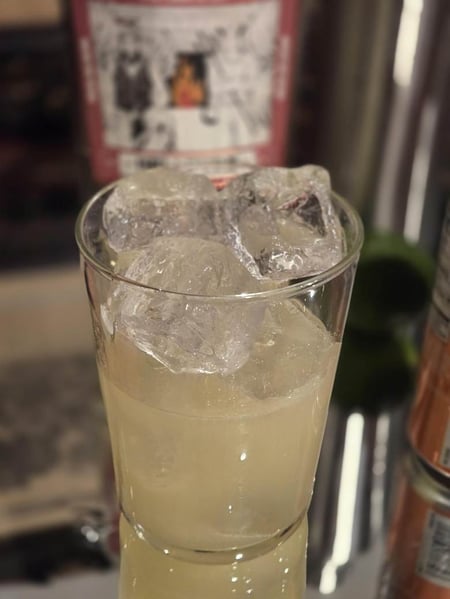 Cocktail out of shaker